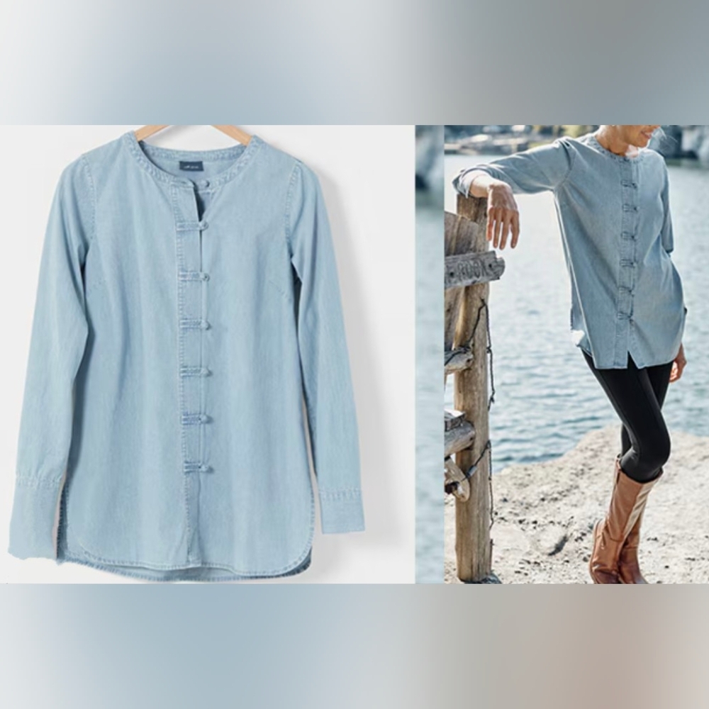 Light Blue Button-Up Shirt